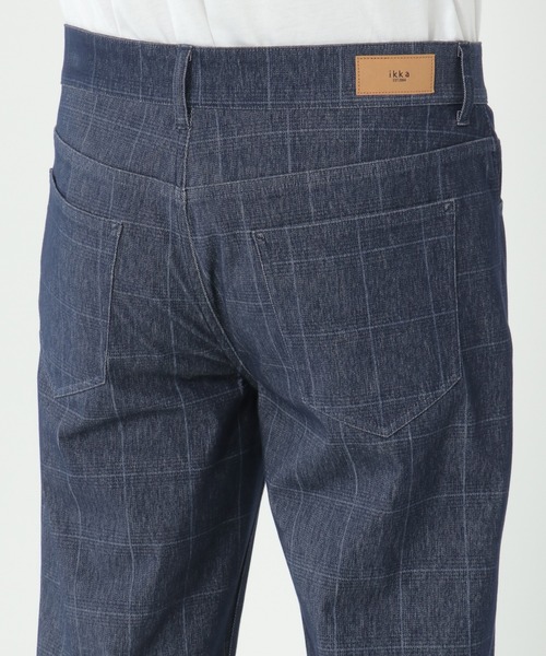 ikka（イッカ）の「GOKU楽 EASY STRETCH イージーストレッチ チェック5Pパンツ（その他パンツ・メンズ・チャコールグレー/ネイビー/ブラウン/ダークネイビー/グレー・S/M/L/XL）」の20枚目の写真