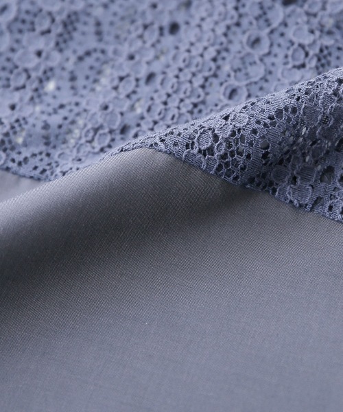 osharewalker(オシャレウォーカー)の「【廃盤】『レース切替オープンカラーシャツ』(シャツ/ブラウス・レディース・ブラック/ネイビー/オフホワイト・FREE)」の21枚目の写真