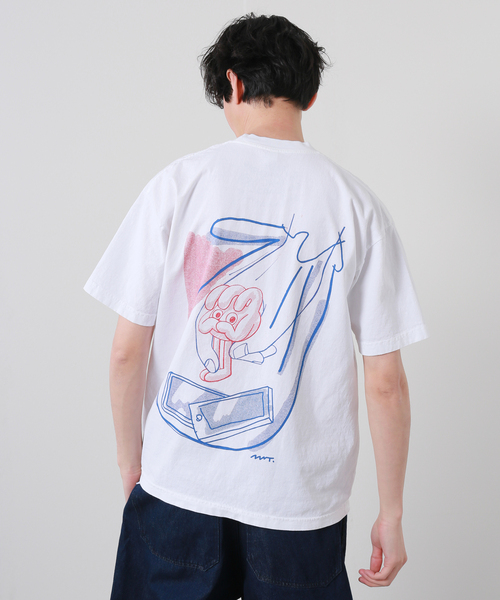 JOURNAL STANDARD(ジャーナルスタンダード)の「TEKUN WAS HERE SAWATTE Tシャツ(Tシャツ/カットソー・メンズ・ホワイト・MEDIUM/LARGE/X-LARGE)」の1枚目の写真