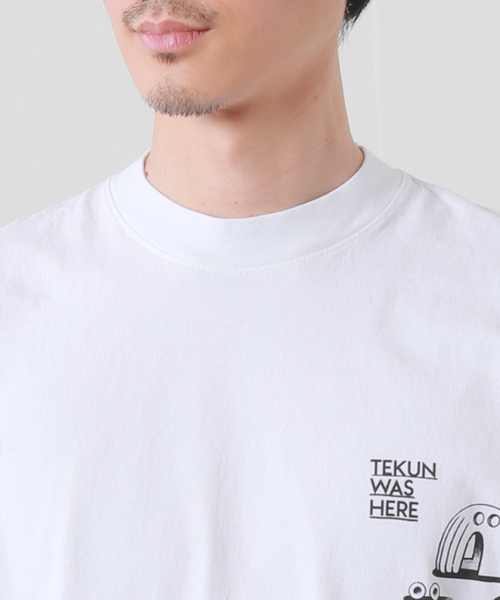 JOURNAL STANDARD(ジャーナルスタンダード)の「TEKUN WAS HERE SAWATTE Tシャツ(Tシャツ/カットソー・メンズ・ホワイト・MEDIUM/LARGE/X-LARGE)」の6枚目の写真