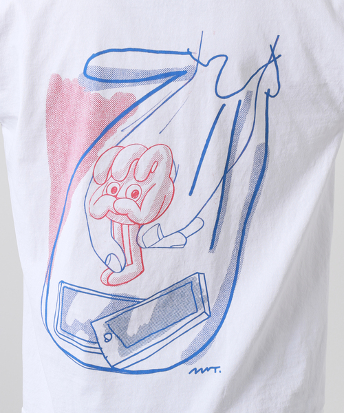 JOURNAL STANDARD(ジャーナルスタンダード)の「TEKUN WAS HERE SAWATTE Tシャツ(Tシャツ/カットソー・メンズ・ホワイト・MEDIUM/LARGE/X-LARGE)」の5枚目の写真