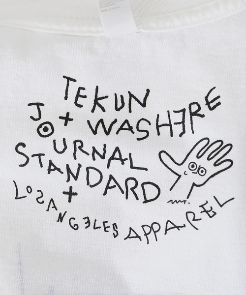 JOURNAL STANDARD(ジャーナルスタンダード)の「TEKUN WAS HERE SAWATTE Tシャツ(Tシャツ/カットソー・メンズ・ホワイト・MEDIUM/LARGE/X-LARGE)」の3枚目の写真