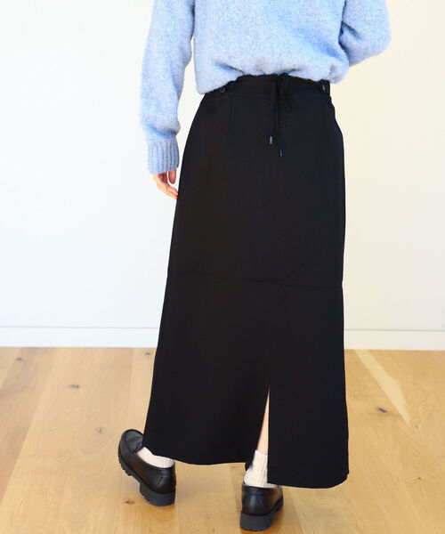 BEAMS BOY（ビームスボーイ）の「BEAMS BOY / ポリエステル マリン スカート（スカート・レディース・ブラック/グレー・1/2）」の10枚目の写真