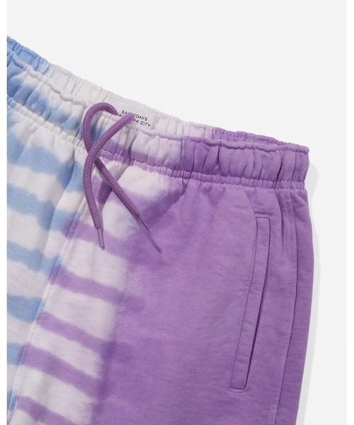 Saturdays NYC(サタデーズ ニューヨークシティ )の「Delancy Watercolor Sweatshort(その他パンツ・レディース・ミント/ネイビー・S/M/L/XL/X-SMALL)」の6枚目の写真
