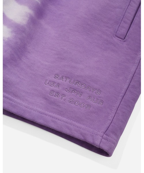 Saturdays NYC(サタデーズ ニューヨークシティ )の「Delancy Watercolor Sweatshort(その他パンツ・レディース・ミント/ネイビー・S/M/L/XL/X-SMALL)」の7枚目の写真