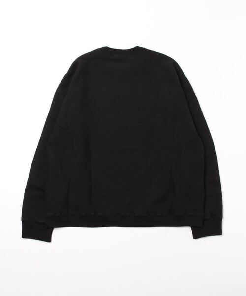 ATON（エイトン）の「ATON (エイトン)22FW | GARMENT DYE URAKE | OVERSIZED SWEAT SHIRT（スウェット・メンズ・ホワイト/ブラック・2/4/6）」の3枚目の写真