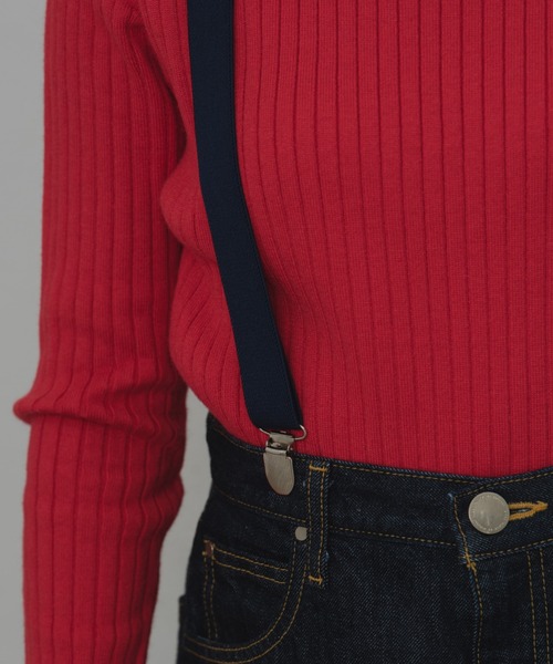 MERLOT(メルロー)の「クラシックサスペンダー(サスペンダー・レディース・ベージュ/ネイビー/ピンク・FREE)」の4枚目の写真