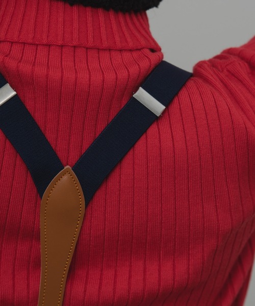 MERLOT(メルロー)の「クラシックサスペンダー(サスペンダー・レディース・ベージュ/ネイビー/ピンク・FREE)」の6枚目の写真