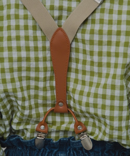 MERLOT(メルロー)の「クラシックサスペンダー(サスペンダー・レディース・ベージュ/ネイビー/ピンク・FREE)」の15枚目の写真