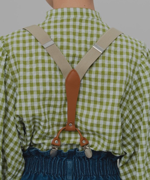 MERLOT(メルロー)の「クラシックサスペンダー(サスペンダー・レディース・ベージュ/ネイビー/ピンク・FREE)」の13枚目の写真