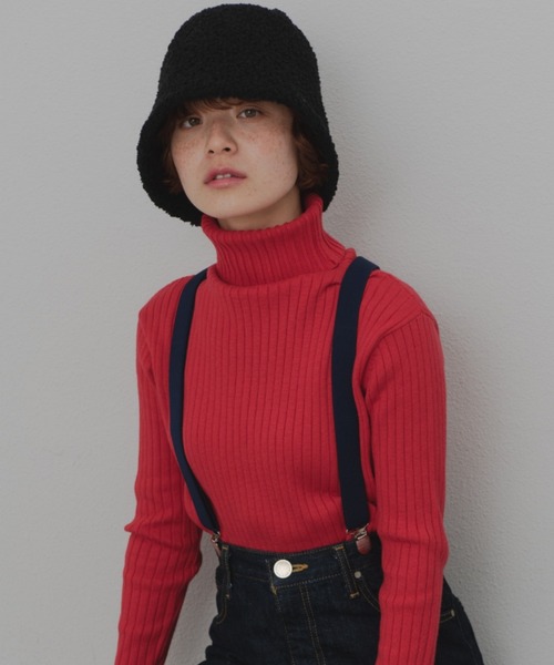 MERLOT(メルロー)の「クラシックサスペンダー(サスペンダー・レディース・ベージュ/ネイビー/ピンク・FREE)」の8枚目の写真