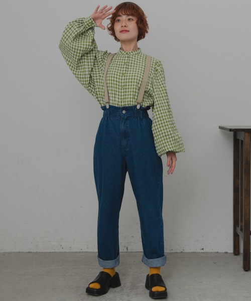 MERLOT(メルロー)の「クラシックサスペンダー(サスペンダー・レディース・ベージュ/ネイビー/ピンク・FREE)」の18枚目の写真