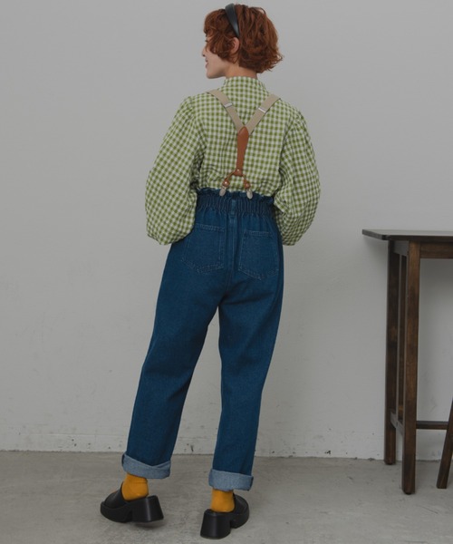 MERLOT(メルロー)の「クラシックサスペンダー(サスペンダー・レディース・ベージュ/ネイビー/ピンク・FREE)」の19枚目の写真