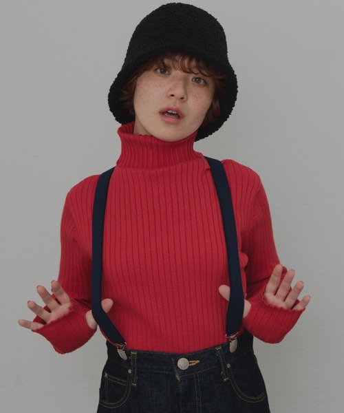 MERLOT(メルロー)の「クラシックサスペンダー(サスペンダー・レディース・ベージュ/ネイビー/ピンク・FREE)」の7枚目の写真