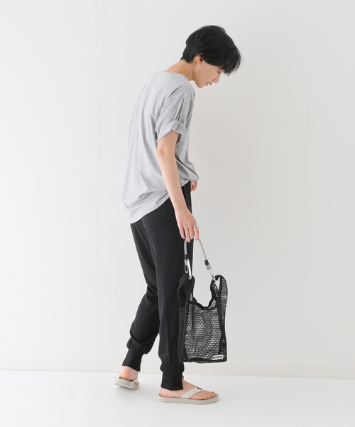 B.C STOCK(ベーセーストック)の「ムネ刺繍TEE(Tシャツ/カットソー・レディース・ホワイト/チャコールグレー/ブラウン・FREE)」の9枚目の写真