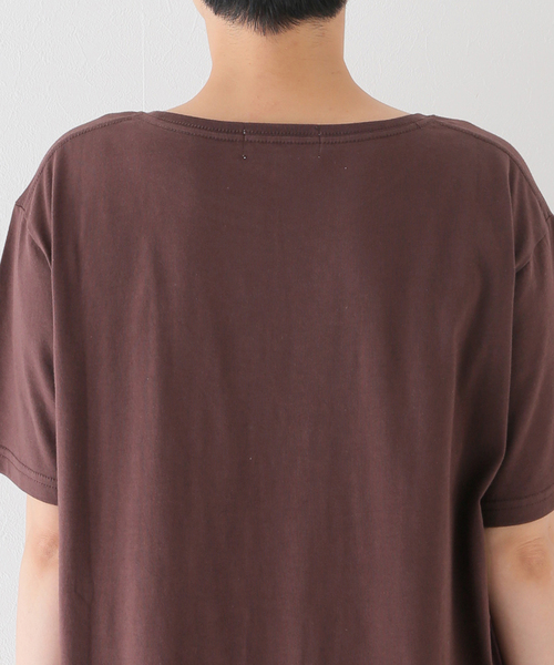 B.C STOCK(ベーセーストック)の「ムネ刺繍TEE(Tシャツ/カットソー・レディース・ホワイト/チャコールグレー/ブラウン・FREE)」の13枚目の写真