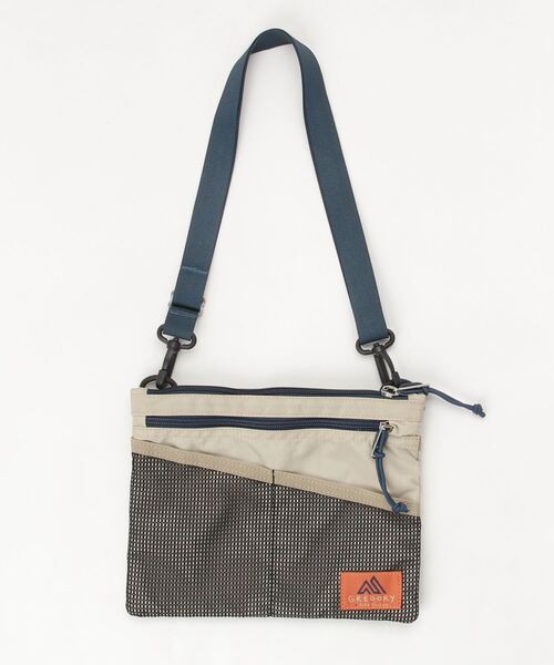 GREGORY(グレゴリー)の「CLASSIC SACOCHE M JC / クラシックサコッシュM JC / ベージュ/ブルー(ショルダーバッグ・メンズ・ベージュ・ONE SIZE)」の6枚目の写真