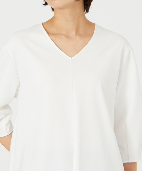 qualite（カリテ）の「ロングチュニックカットソー（Tシャツ/カットソー・レディース・ホワイト/ライトブルー/その他1/その他2・フリー）」の21枚目の写真