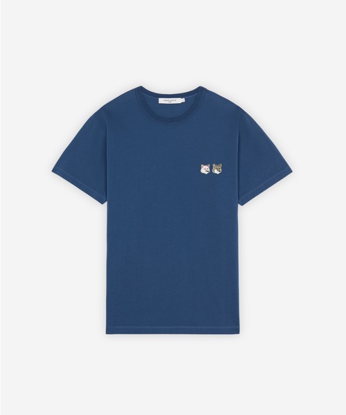 Maison Kitsune（メゾンキツネ）の「DOUBLE MONOCHROME FOX HEAD PATCH CLASSIC TEE-SHIRT（Tシャツ/カットソー・メンズ・ブラック/カーキ系/ブルー系その他・S/M/L/XL/XS）」の3枚目の写真