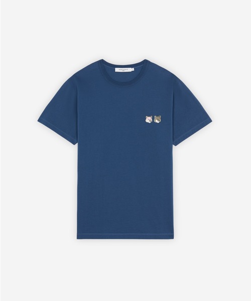 Maison Kitsune（メゾンキツネ）の「DOUBLE MONOCHROME FOX HEAD PATCH CLASSIC TEE-SHIRT（Tシャツ/カットソー・メンズ・ブラック/カーキ系/ブルー系その他・S/M/L/XL/XS）」の14枚目の写真
