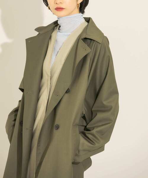 KBF（ケイビーエフ）の「ハイネックコンパクトカットソー（Tシャツ/カットソー・レディース・アイボリー/オレンジ/ラベンダー・ONE）」の3枚目の写真