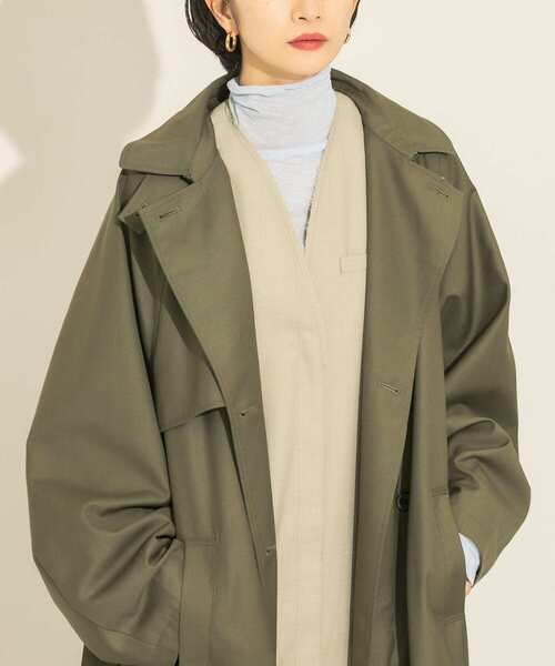 KBF（ケイビーエフ）の「ハイネックコンパクトカットソー（Tシャツ/カットソー・レディース・アイボリー/オレンジ/ラベンダー・ONE）」の16枚目の写真