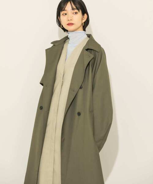 KBF（ケイビーエフ）の「ハイネックコンパクトカットソー（Tシャツ/カットソー・レディース・アイボリー/オレンジ/ラベンダー・ONE）」の9枚目の写真