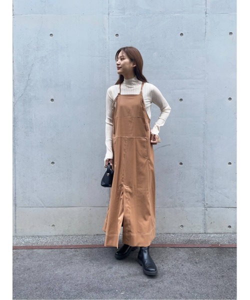 LAATO（ラート）の「RIB FLOW KNIT（ニット/セーター・レディース・オフホワイト/グリーン・FREE）」の9枚目の写真