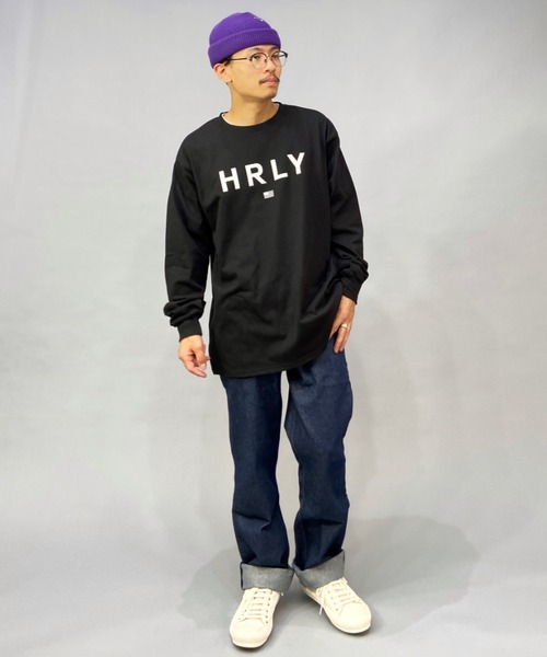Hurley （ハーレー）の「【ムラサキスポーツ別注】Hurley/ハーレー オーバーサイズ ブランドロゴ ロングスリーブTEE/ロンT MLS2200001（Tシャツ/カットソー・メンズ・ブラック/グレー/ホワイト/グリーン・L/S/M）」の6枚目の写真