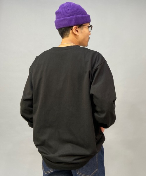 Hurley （ハーレー）の「【ムラサキスポーツ別注】Hurley/ハーレー オーバーサイズ ブランドロゴ ロングスリーブTEE/ロンT MLS2200001（Tシャツ/カットソー・メンズ・ブラック/グレー/ホワイト/グリーン・L/S/M）」の9枚目の写真