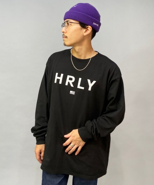 Hurley （ハーレー）の「【ムラサキスポーツ別注】Hurley/ハーレー オーバーサイズ ブランドロゴ ロングスリーブTEE/ロンT MLS2200001（Tシャツ/カットソー・メンズ・ブラック/グレー/ホワイト/グリーン・L/S/M）」の10枚目の写真