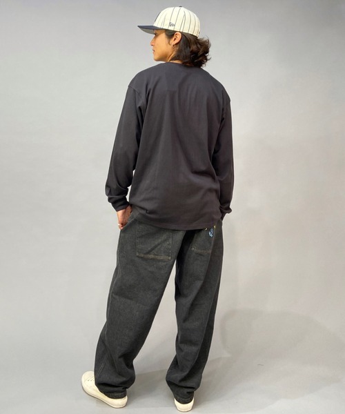 Hurley （ハーレー）の「【ムラサキスポーツ別注】Hurley/ハーレー オーバーサイズ ブランドロゴ ロングスリーブTEE/ロンT MLS2200001（Tシャツ/カットソー・メンズ・ブラック/グレー/ホワイト/グリーン・L/S/M）」の14枚目の写真