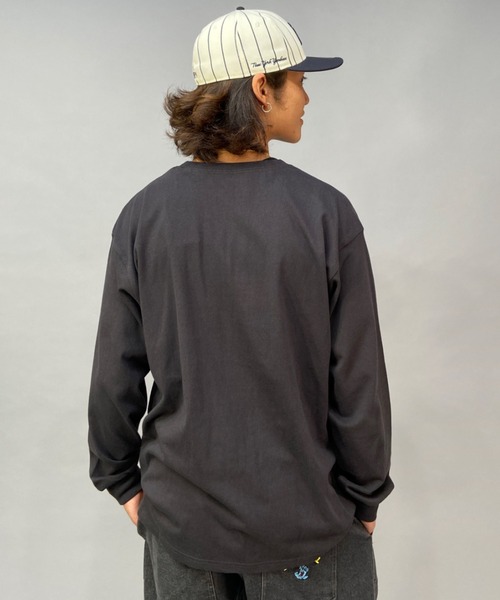 Hurley （ハーレー）の「【ムラサキスポーツ別注】Hurley/ハーレー オーバーサイズ ブランドロゴ ロングスリーブTEE/ロンT MLS2200001（Tシャツ/カットソー・メンズ・ブラック/グレー/ホワイト/グリーン・L/S/M）」の15枚目の写真