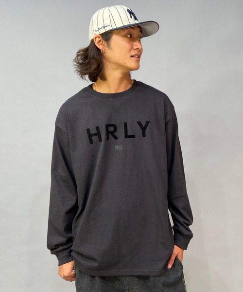 Hurley （ハーレー）の「【ムラサキスポーツ別注】Hurley/ハーレー オーバーサイズ ブランドロゴ ロングスリーブTEE/ロンT MLS2200001（Tシャツ/カットソー・メンズ・ブラック/グレー/ホワイト/グリーン・L/S/M）」の16枚目の写真