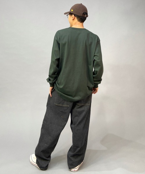 Hurley （ハーレー）の「【ムラサキスポーツ別注】Hurley/ハーレー オーバーサイズ ブランドロゴ ロングスリーブTEE/ロンT MLS2200001（Tシャツ/カットソー・メンズ・ブラック/グレー/ホワイト/グリーン・L/S/M）」の20枚目の写真