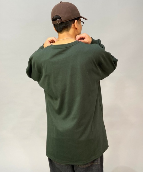 Hurley （ハーレー）の「【ムラサキスポーツ別注】Hurley/ハーレー オーバーサイズ ブランドロゴ ロングスリーブTEE/ロンT MLS2200001（Tシャツ/カットソー・メンズ・ブラック/グレー/ホワイト/グリーン・L/S/M）」の21枚目の写真