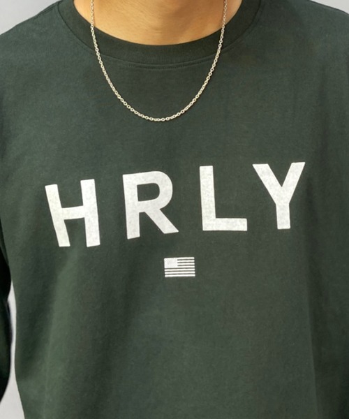 Hurley （ハーレー）の「【ムラサキスポーツ別注】Hurley/ハーレー オーバーサイズ ブランドロゴ ロングスリーブTEE/ロンT MLS2200001（Tシャツ/カットソー・メンズ・ブラック/グレー/ホワイト/グリーン・L/S/M）」の22枚目の写真