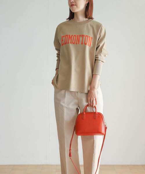 URBAN RESEARCH DOORS（アーバンリサーチドアーズ）の「裏毛ロゴプルオーバー（Tシャツ/カットソー・レディース・ベージュ/ネイビー/アイボリー・MEDIUM）」の20枚目の写真