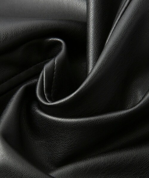 coen（コーエン）の「フェイクレザーライダースジャケット（ライダースジャケット・レディース・ブラック・L/M）」の10枚目の写真