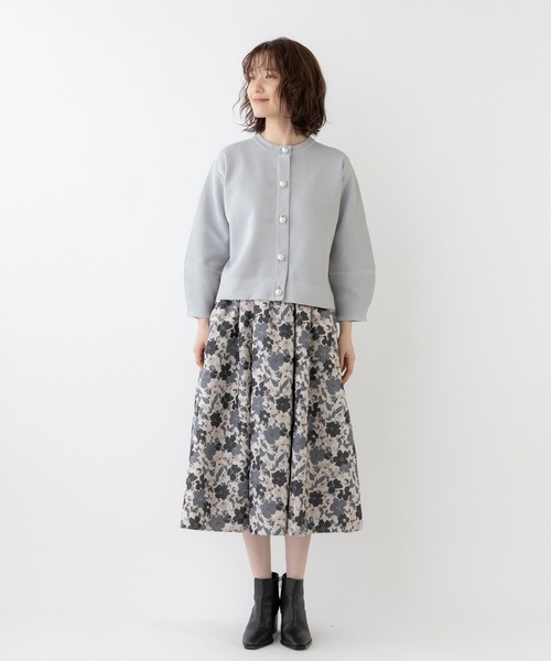 Sono（ソーノ）の「【SONO/ソーノ】フラワージャガード タック