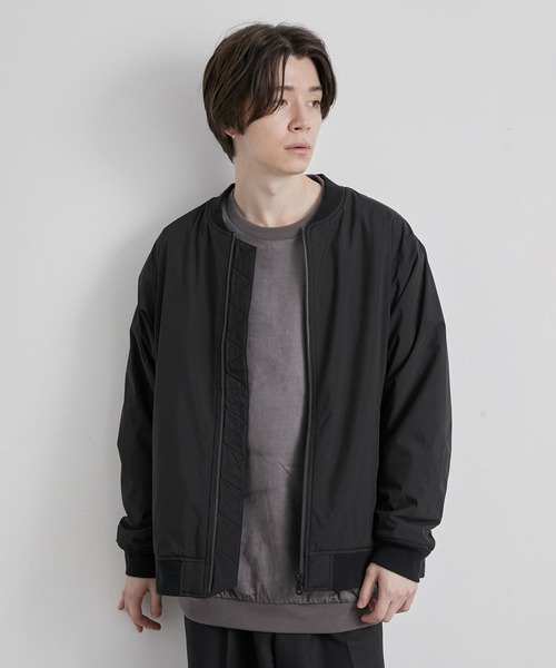 JUNRED(ジュンレッド)の「オールウェザーファブリックMA-1(MA-1・メンズ・チャコールグレー/ブラック/カーキ・LL/M/L)」の4枚目の写真