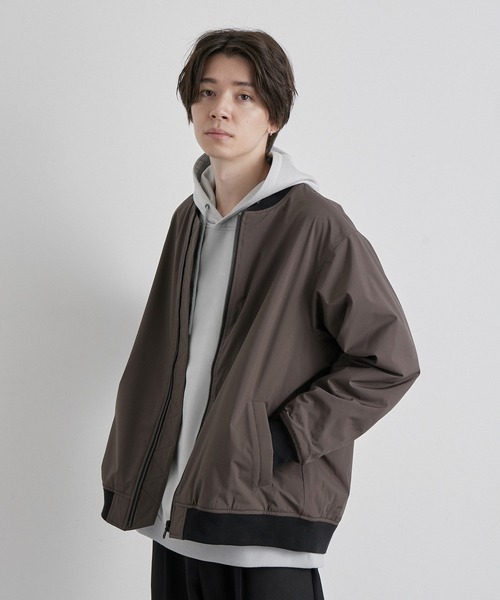 JUNRED(ジュンレッド)の「オールウェザーファブリックMA-1(MA-1・メンズ・チャコールグレー/ブラック/カーキ・LL/M/L)」の6枚目の写真