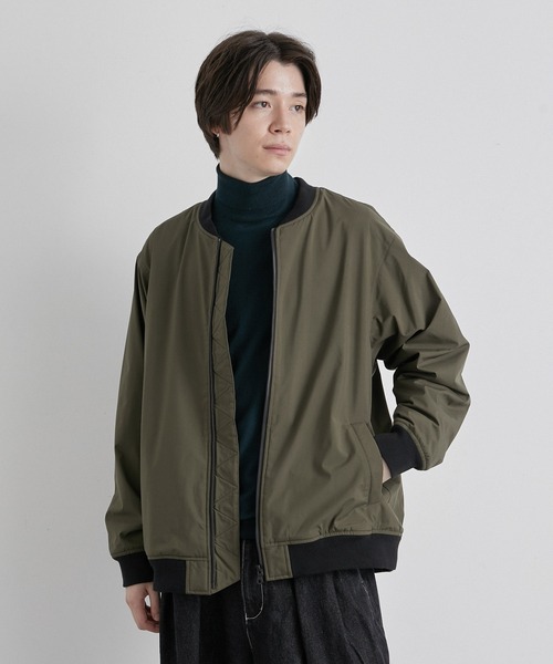 JUNRED(ジュンレッド)の「オールウェザーファブリックMA-1(MA-1・メンズ・チャコールグレー/ブラック/カーキ・LL/M/L)」の9枚目の写真