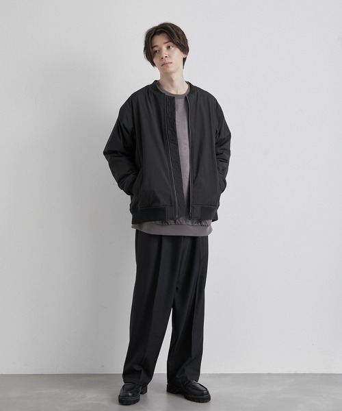 JUNRED(ジュンレッド)の「オールウェザーファブリックMA-1(MA-1・メンズ・チャコールグレー/ブラック/カーキ・LL/M/L)」の11枚目の写真