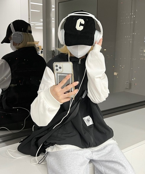 sedacle（セダクル）の「ピスネーム付きナイロンベスト（ベスト・メンズ・ブラック/カーキ・MEDIUM/LARGE）」の15枚目の写真