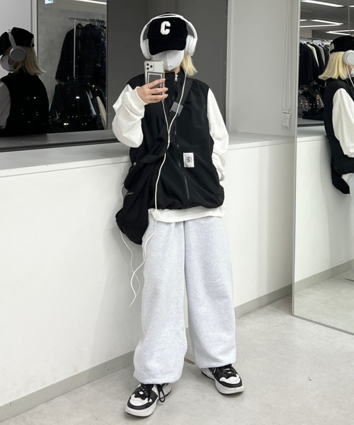 sedacle（セダクル）の「ピスネーム付きナイロンベスト（ベスト・メンズ・ブラック/カーキ・MEDIUM/LARGE）」の17枚目の写真