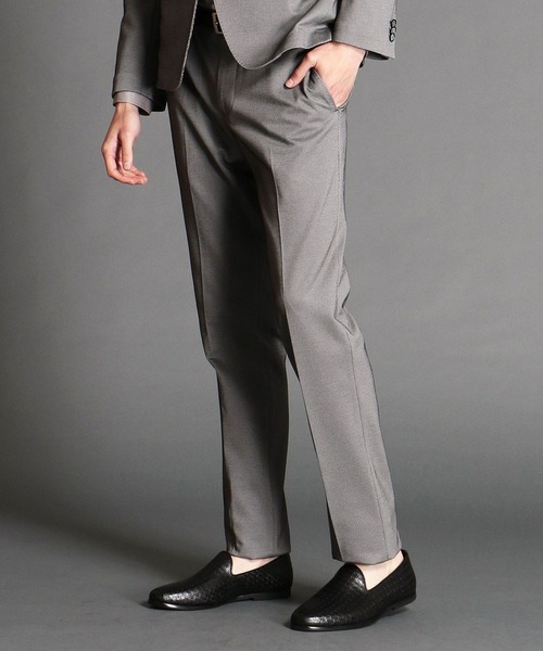 MONSIEUR NICOLE（ムッシュニコル）の「バーズアイジャージー セットアップスラックス（スラックス・メンズ・ブラック/グレー/ベージュ/ネイビー/その他1・SMALL/MEDIUM/LARGE/X-LARGE）」の2枚目の写真