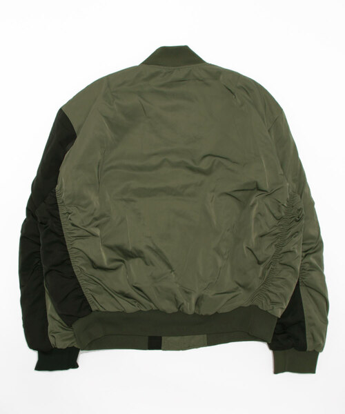 STYLEBLOCK（スタイルブロック）の「スーパーBIGシルエット中綿MA1（MA-1・メンズ・グリーン系その他/ホワイト/ブラック/カーキ/ブラック系その他・M/L）」の6枚目の写真