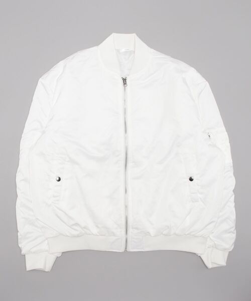 STYLEBLOCK（スタイルブロック）の「スーパーBIGシルエット中綿MA1（MA-1・メンズ・グリーン系その他/ホワイト/ブラック/カーキ/ブラック系その他・M/L）」の8枚目の写真