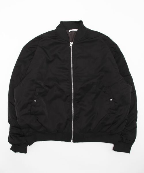 STYLEBLOCK（スタイルブロック）の「スーパーBIGシルエット中綿MA1（MA-1・メンズ・グリーン系その他/ホワイト/ブラック/カーキ/ブラック系その他・M/L）」の9枚目の写真